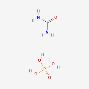 molecular formula CH7N2O5P B1195089 Urea phosphate CAS No. 4401-74-5