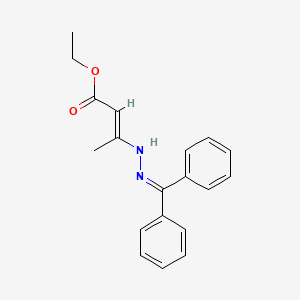 ethyl (2E)-3-[2-(diphenylmethylene)hydrazino]-2-butenoate