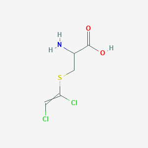 molecular formula C5H7Cl2NO2S B1195094 2-Amino-3-(1,2-dichloroethenylsulfanyl)propanoic acid 