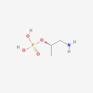 molecular formula C3H10NO4P B1195101 (S)-1-Aminopropan-2-yl phosphate 