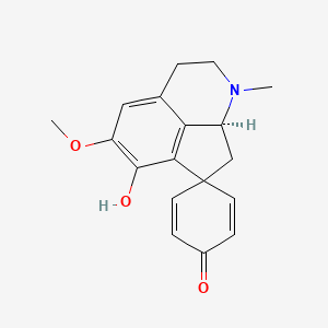 molecular formula C18H19NO3 B1195106 Glaziovina CAS No. 6808-72-6