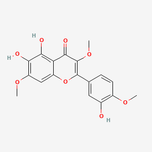 molecular formula C18H16O8 B1195107 Oxyayanin B CAS No. 548-74-3