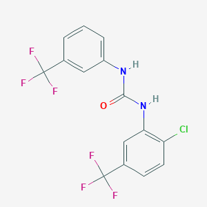 1-(2-Chloro-5-(trifluoromethyl)phenyl)-3-(3-(trifluoromethyl)phenyl)urea