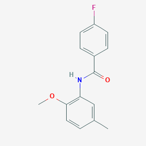 4-fluoro-N-(2-methoxy-5-methylphenyl)benzamide