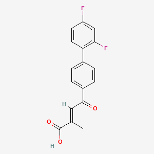 4-(2',4'-Difluorobiphenyl-4-yl)-3-methyl-4-oxobutanoic acid