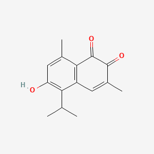1,2-Naphthalenedione, 6-hydroxy-3,8-dimethyl-5-(1-methylethyl)-