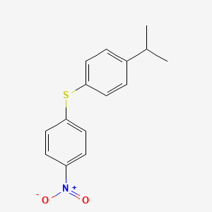 Benzene, 1-(1-methylethyl)-4-[(4-nitrophenyl)thio]-