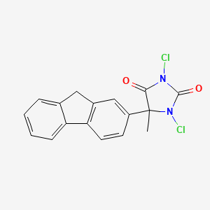 1,3-dichloro-5-(9H-fluoren-2-yl)-5-methylimidazolidine-2,4-dione