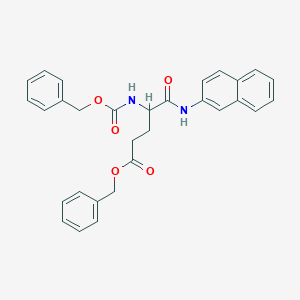 Benzyl 4-(((benzyloxy)carbonyl)amino)-5-(naphthalen-2-ylamino)-5-oxopentanoate