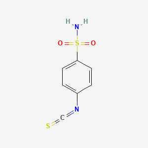 molecular formula C7H6N2O2S2 B1195122 4-Isothiocyanatobenzenesulfonamide CAS No. 51908-29-3