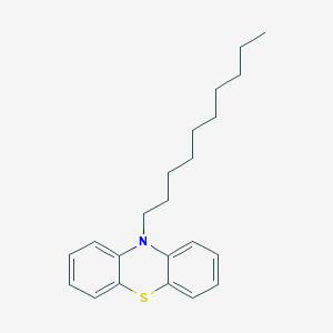 molecular formula C22H29NS B11951262 10-Decyl-10H-phenothiazine CAS No. 7516-85-0