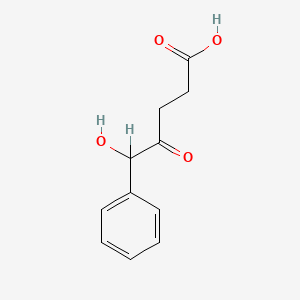 molecular formula C11H12O4 B1195136 5-Hydroxy-4-oxo-5-phenylpentanoic acid CAS No. 51366-15-5