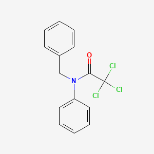 molecular formula C15H12Cl3NO B11951379 N-benzyl-2,2,2-trichloro-N-phenylacetamide CAS No. 38488-66-3