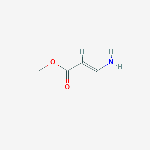 molecular formula C₅H₉NO₂ B119514 甲基3-氨基丁-2-烯酸酯 CAS No. 14205-39-1