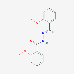 2-methoxy-N'-[(E)-(2-methoxyphenyl)methylidene]benzohydrazide