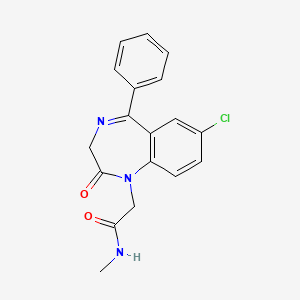 molecular formula C18H16ClN3O2 B1195148 Unii-96Q5484V6R CAS No. 2533-31-5