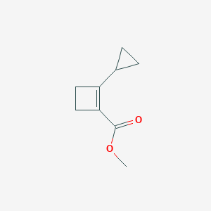 B119515 Methyl 2-cyclopropylcyclobutene-1-carboxylate CAS No. 146857-43-4