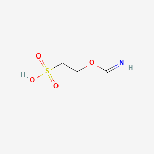 molecular formula C4H9NO4S B1195156 Isethionyl acetimidate CAS No. 70230-78-3