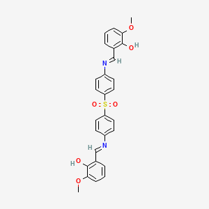 4,4'-Sulfonylbis(N-(2-hydroxy-3-methoxybenzylidene)aniline)