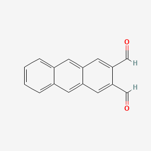 molecular formula C16H10O2 B1195159 2,3-蒽二甲醛 CAS No. 76197-35-8