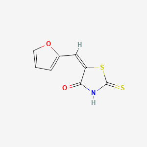 molecular formula C8H5NO2S2 B11951643 5-(Furan-2-ylmethylene)-2-thioxothiazolidin-4-one CAS No. 4703-96-2