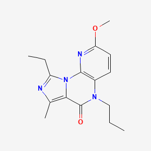 molecular formula C16H20N4O2 B1195165 Unii-J3KP6487EY CAS No. 182282-60-6