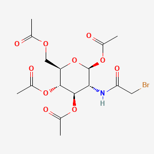 molecular formula C16H22BrNO10 B1195168 N-Bromoacetyl-beta-D-glucosamine tetra-O-acetate CAS No. 68499-61-6