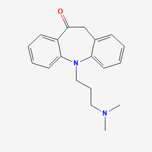 molecular formula C19H22N2O B1195170 Ketipramine CAS No. 796-29-2