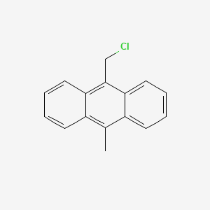molecular formula C16H13Cl B1195172 9-Methyl-10-chloromethylanthracene CAS No. 25148-26-9