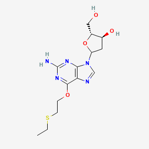 molecular formula C14H21N5O4S B1195188 Oetedg CAS No. 94344-92-0