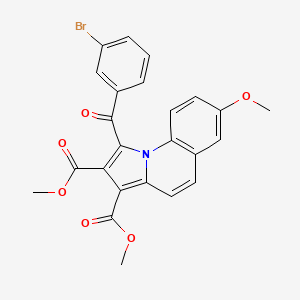 Dimethyl 1-(3-bromobenzoyl)-7-methoxypyrrolo[1,2-a]quinoline-2,3-dicarboxylate