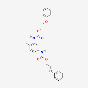 2-phenoxyethyl N-[2-methyl-5-(2-phenoxyethoxycarbonylamino)phenyl]carbamate