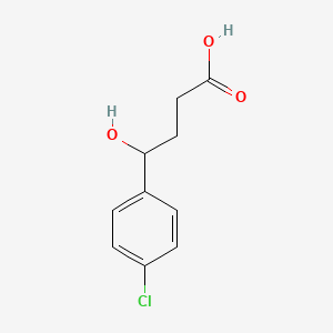 molecular formula C10H11ClO3 B1195210 4-Chloro-gamma-hydroxybenzenebutanoic acid CAS No. 80552-14-3