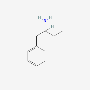 molecular formula C10H15N B1195257 1-Phenylbutan-2-amine CAS No. 53309-89-0