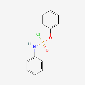 molecular formula C12H11ClNO2P B1195258 苯基 N-苯基氨基亚磷酸氯 CAS No. 51766-21-3