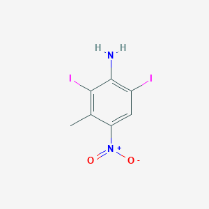 2,6-Diiodo-4-nitro-m-toluidine