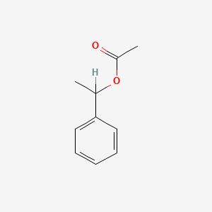 molecular formula C10H12O2 B1195265 1-Phenylethyl acetate CAS No. 93-92-5
