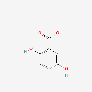 molecular formula C8H8O4 B1195279 Methyl 2,5-dihydroxybenzoate CAS No. 2150-46-1