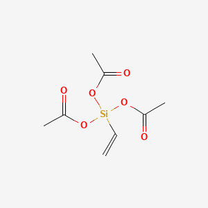 molecular formula C8H12O6Si B1195284 三乙酸氧基（乙烯基）硅烷 CAS No. 4130-08-9