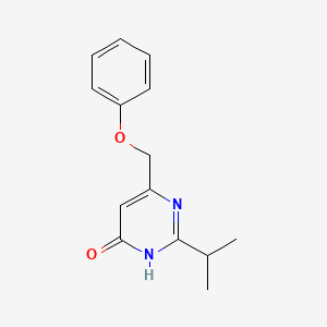 2-Isopropyl-6-phenoxymethyl-4-pyrimidinol