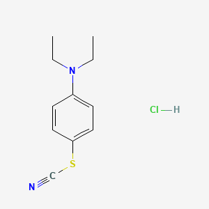 4-(Diethylamino)phenyl thiocyanate hydrochloride