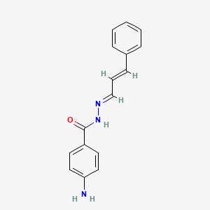 4-Aminobenzoic cinnamylidenehydrazide