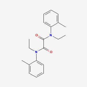 molecular formula C20H24N2O2 B11953104 N,N'-Diethyl-N,N'-DI(O-tolyl)oxamide CAS No. 14288-18-7