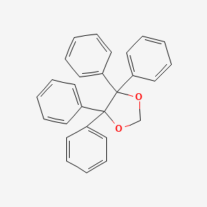 molecular formula C27H22O2 B11953113 4,4,5,5-Tetraphenyl-1,3-dioxolane CAS No. 13644-16-1