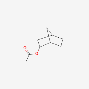 molecular formula C9H14O2 B11953125 Norbornyl acetate CAS No. 34640-76-1