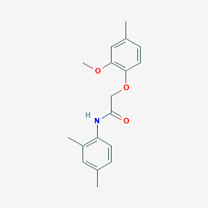 N-(2,4-dimethylphenyl)-2-(2-methoxy-4-methylphenoxy)acetamide