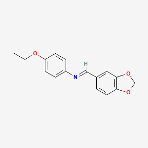 N-Piperonylidene-P-phenetidine