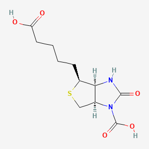 molecular formula C11H16N2O5S B1195323 N1'-Carboxybiotin CAS No. 6706-15-6