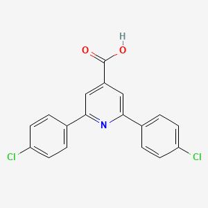 B1195365 2,6-Bis(4-chlorophenyl)-4-pyridinecarboxylic acid CAS No. 33565-60-5