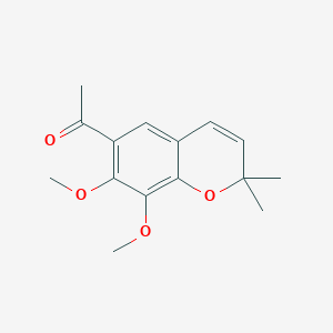 molecular formula C15H18O4 B1195375 Methylripariochromene A CAS No. 20819-46-9